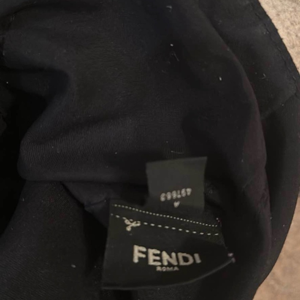 Fendi ZUCCA LARGE Hobo in Tobacco Tan and Black Logo Tote. - Picture 12 of 12